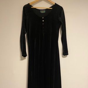 Vintage Velvet Witchy Dress